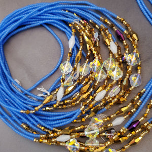 Crystal African Bling waist beads