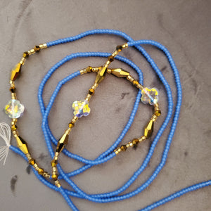 Crystal African Bling waist beads