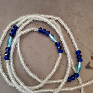 Crystal mood waist beads