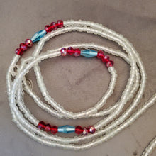 Crystal mood waist beads