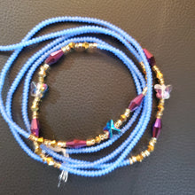 Butterfly crystal waist beads