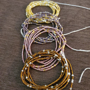 Natural touch waist beads