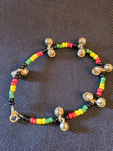 Rasta anklet with bells