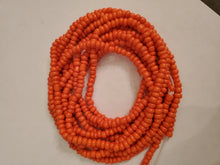 Solid color waist beads