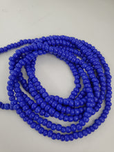 Solid color waist beads