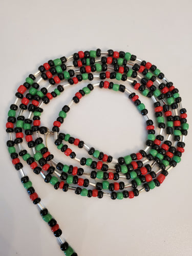 Marcus Garvey color waist beads