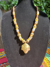 African brass pendant