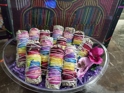 7 Chakra smudge sticks
