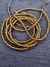 Solid color waist beads