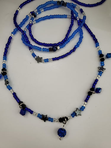 Midnight Star waist beads