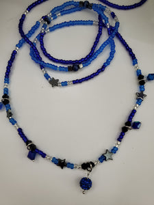 Midnight Star waist beads
