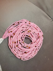 Sparkle Pink waist beads