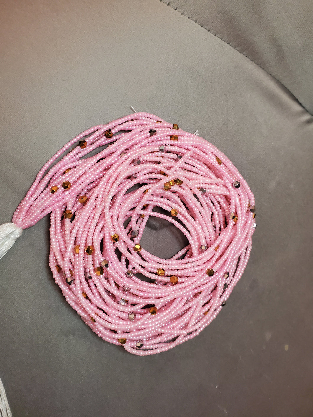 Sparkle Pink waist beads