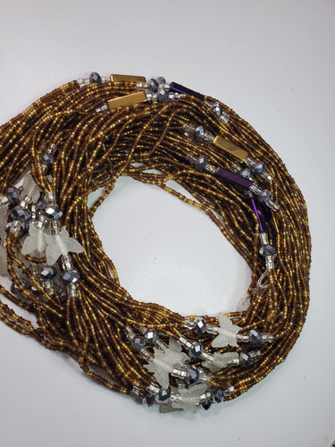Natural butterfly waist beads