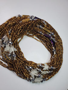 Natural butterfly waist beads