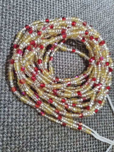 Icy girl waist beads