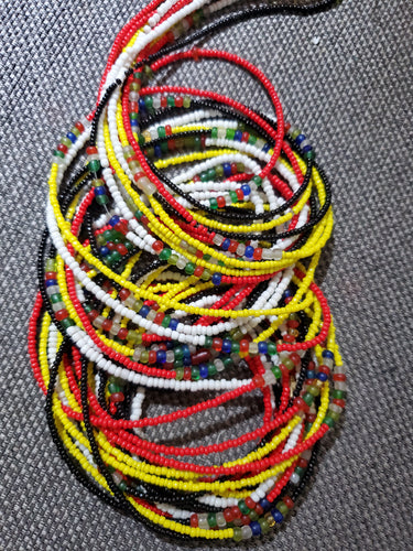 Tribal pride waist beads