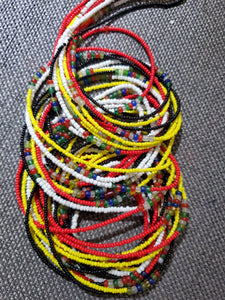 Tribal pride waist beads