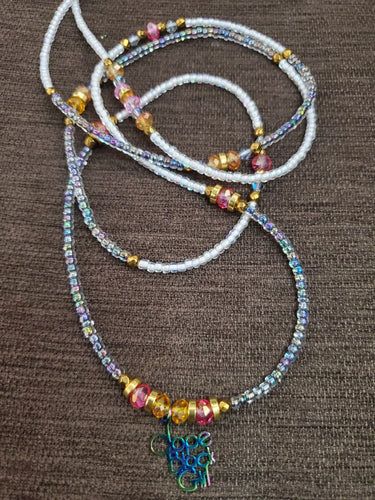 Dope black girl waist beads