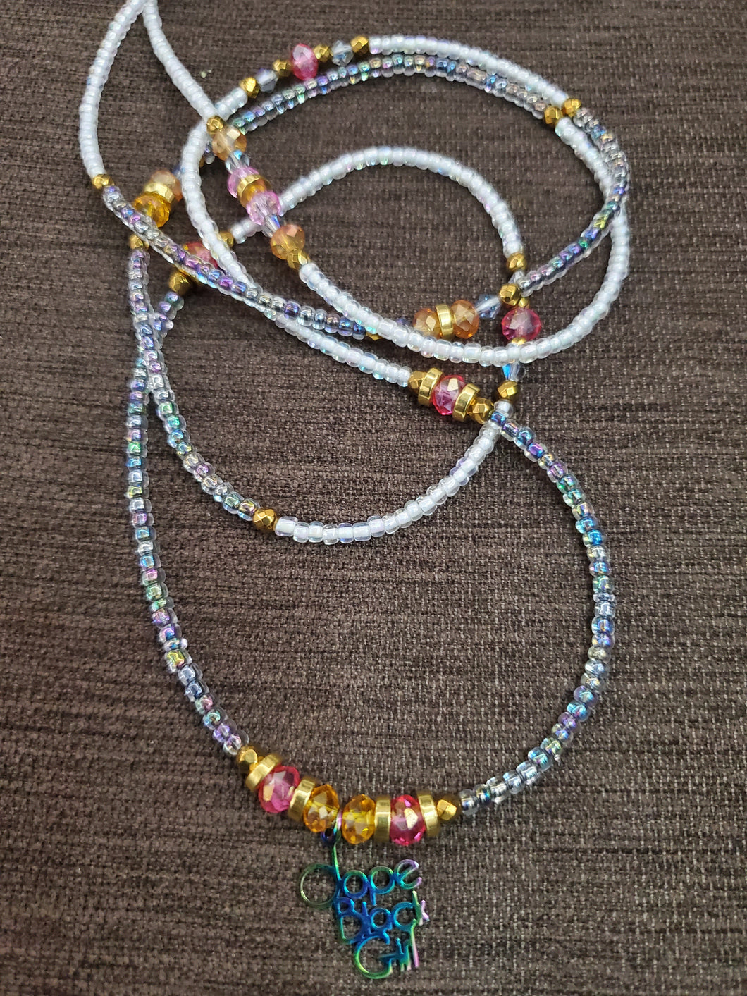 Dope black girl waist beads