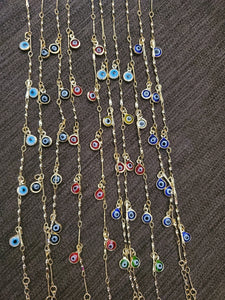 Evil eye anklets