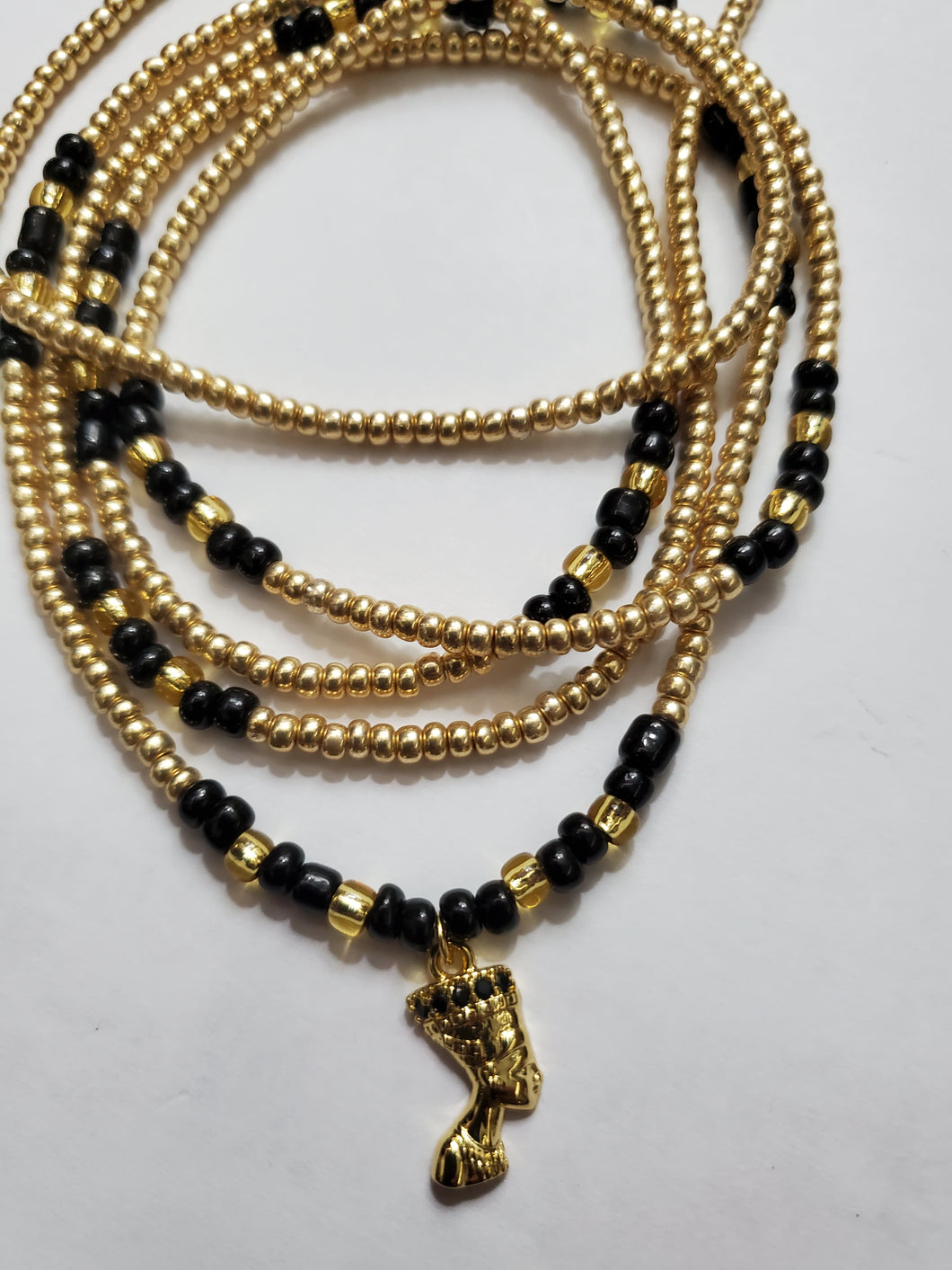 Queen Nefertiti waist beads