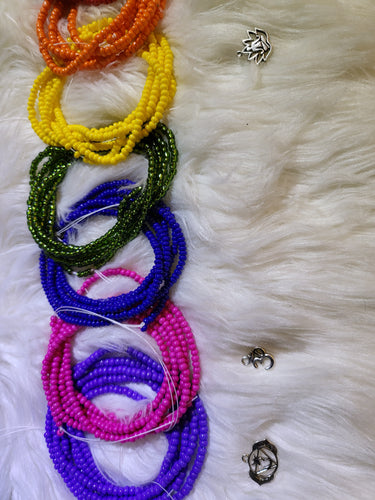 7 chakra waist bead set