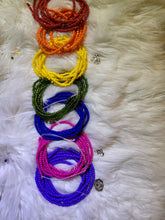 7 chakra waist bead set
