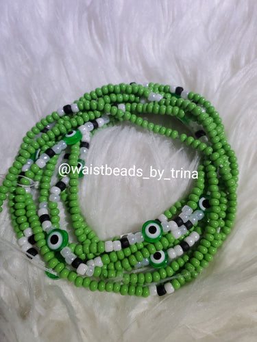Green evil eye