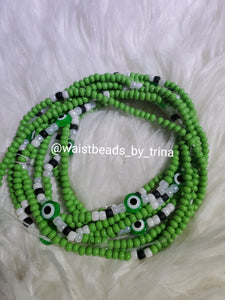 Green evil eye