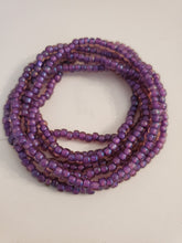 Solid color waist beads