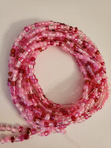 Mix color waist beads