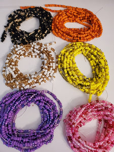 Mix color waist beads