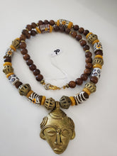 African brass pendant