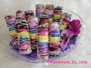 7 Chakra smudge sticks