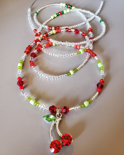 Cherry fever waist beads