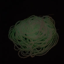 Glow in the dark waist beads