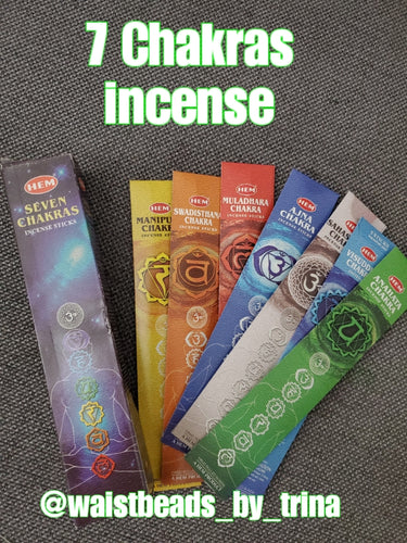 Seven Chakra incense