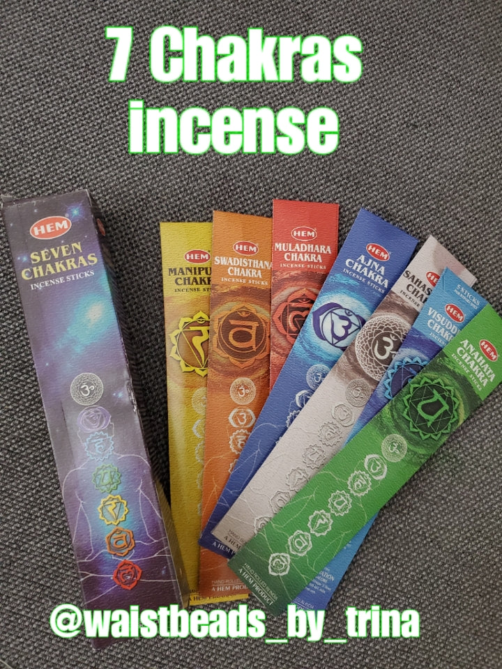 Seven Chakra incense