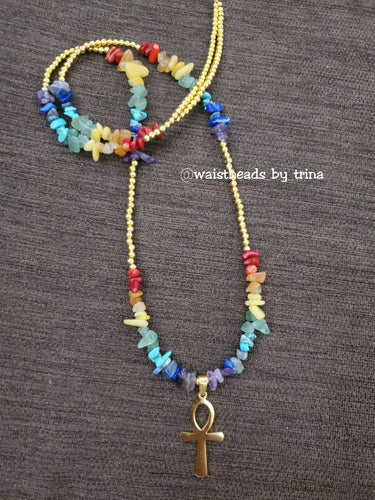 Ankh Chakra waist beads (PRE-order)