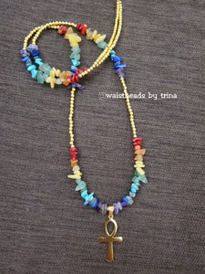 Ankh Chakra waist beads (PRE-order)